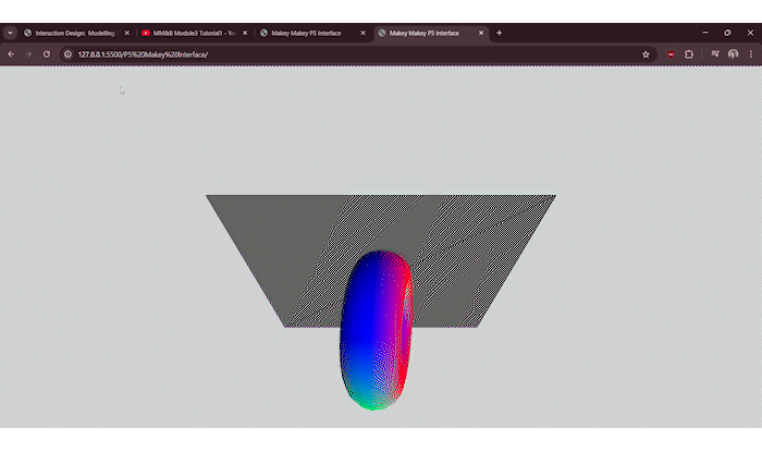 Module 3 tutorial 1 exploration and experimentation with p5.js sketch4.js code.