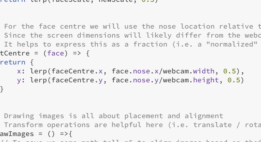 Exploration and experimentation with blazeface p5.js.