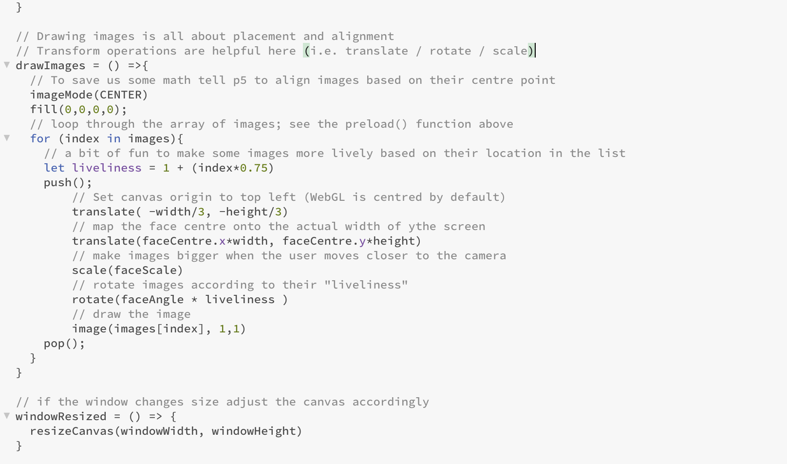 Exploration and experimentation with blazeface p5.js.