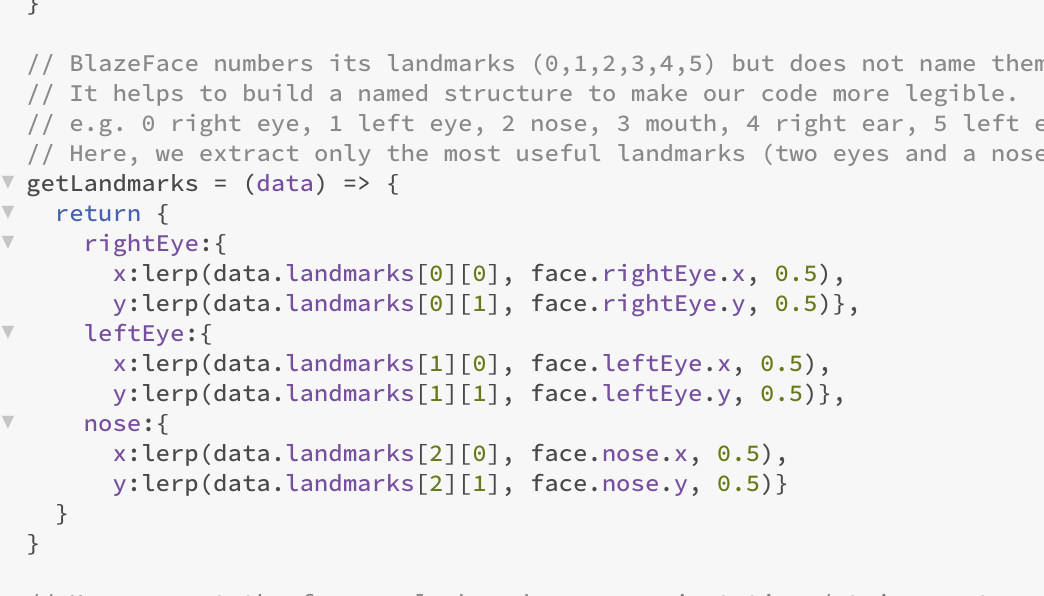Exploration and experimentation with blazeface p5.js.